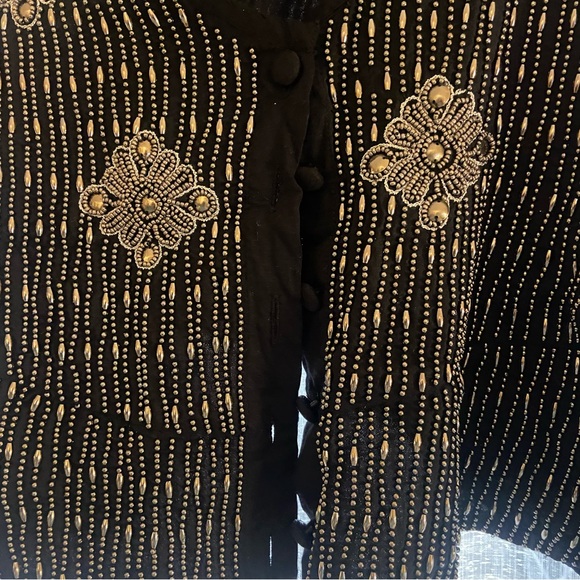 Free People Black Beaded Vest - Picture 6 of 8